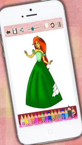 Game screenshot Картинки рисовать принцесс – волшебная кисточка apk