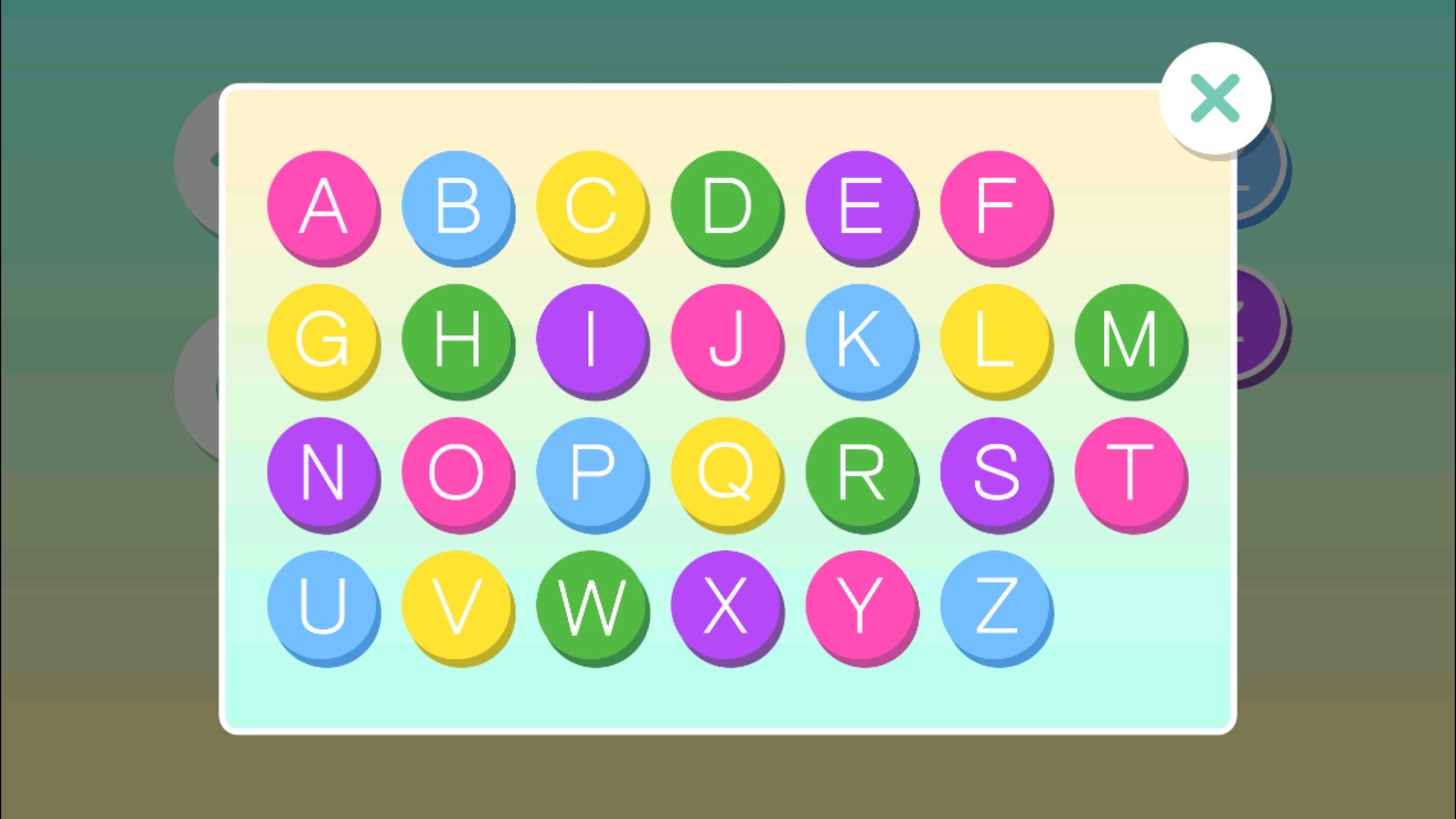 ABC Writing in Flat Design