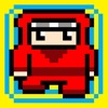 レッドニンジャエスケープ 8 ビット Red Ninja Escape - Go Run Away Challenge 8 bit Games