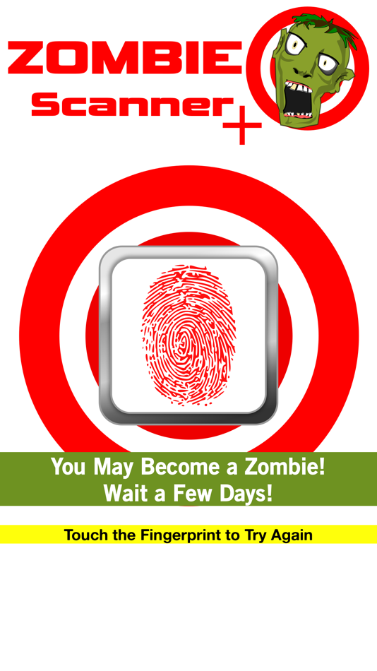 #4. Zombie Scanner - Are You a Zombie? Fingerprint Touch Detector Test (iOS) 由: Nicholas Detwattananun