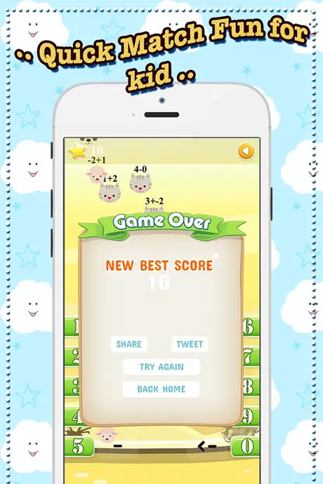 Quick Match Fun for kid - online first typing any adding fact fr