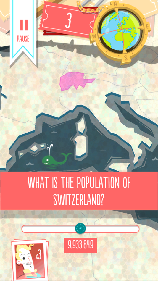 #2. Worldly: Country & Maps Quiz (iOS) Által: Supergonk Ltd.