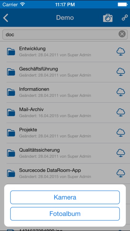 agorum core mobile client screenshot-3