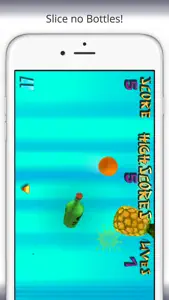 Fruit Slayer - Slice the Apples screenshot #2 for iPhone