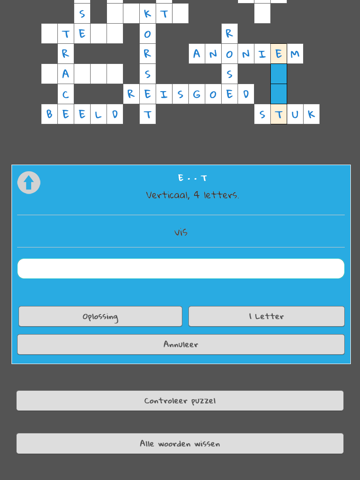 Screenshot #5 pour Kruiswoordpuzzels in Nederlands