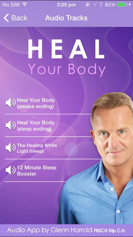 Heal Your Body by Glenn Harrold: Hypnotherapy for Health & Self-Healing screenshot 2 of 5