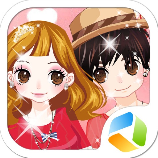 Young Lovers - girl dress up games icon