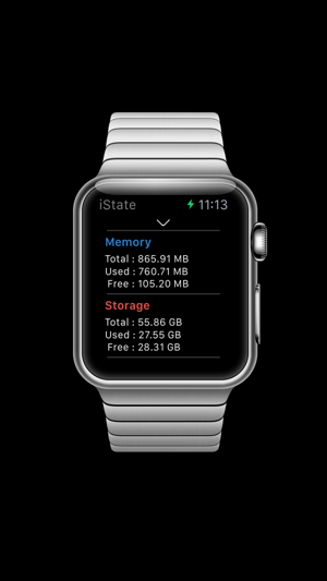 ‎iState - Glance at Battery,Memory,Storage Information Screenshot