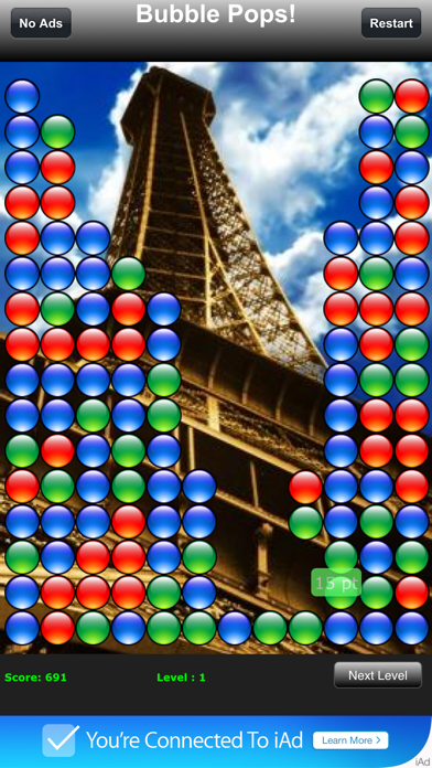 Bubble Pops Strategy Game screenshot
