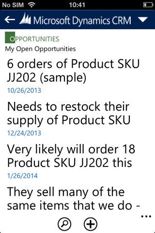Dynamics CRM for phones express screenshot 3