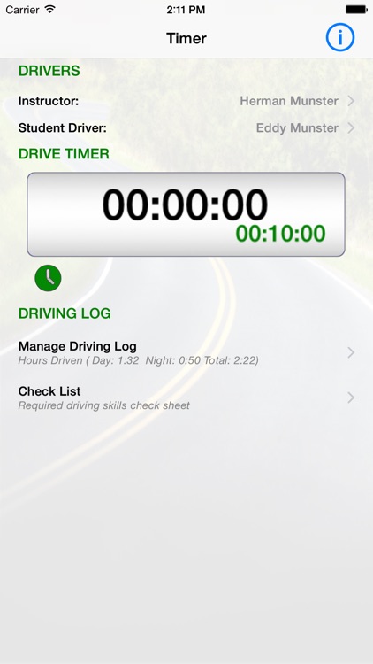 iLog Student Driving