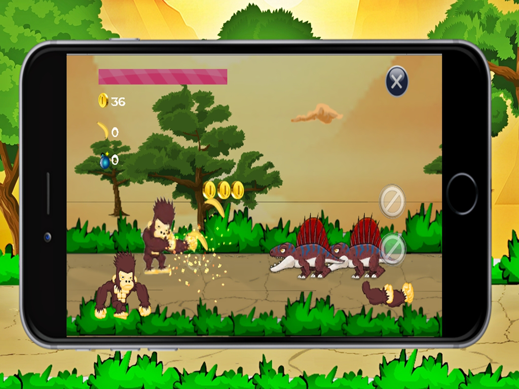 The Monkey  Battle flight Adventure Games Free screenshot 4
