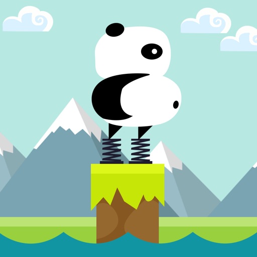 Panda Jumping In Spring icon