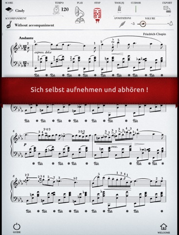 Play Chopin – Nocturne n°2 (partition interactive pour piano) screenshot 3