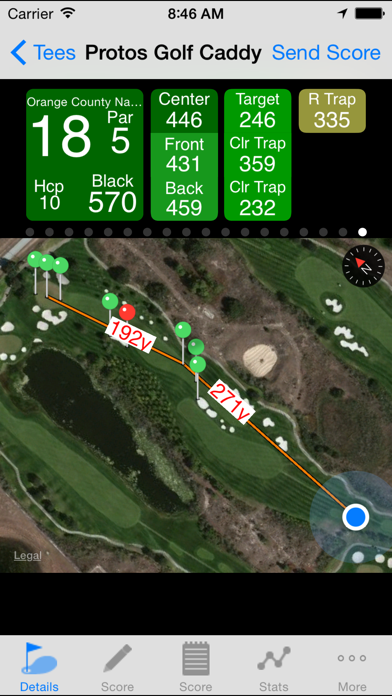 Screenshot #1 pour Golf GPS Rangefinder by ProtosGolf