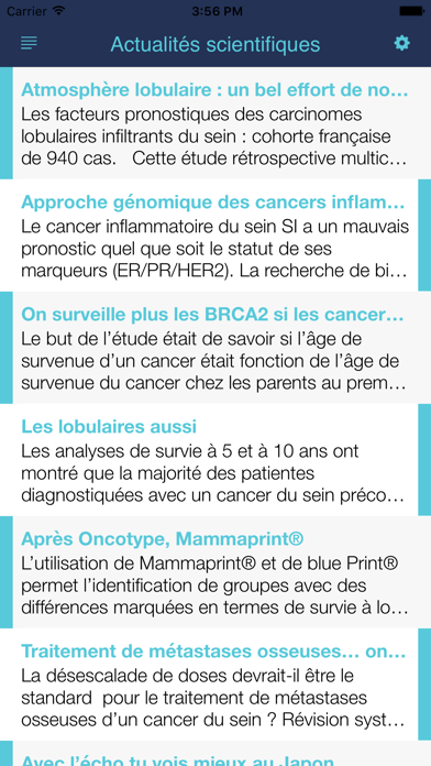 Screenshot #3 pour LeCancer.fr