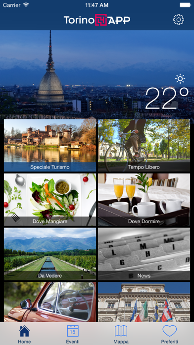 Screenshot of Torino App1