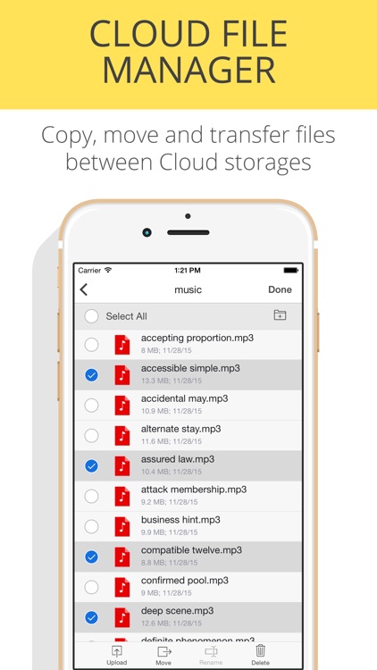 Cloud Music Player & Downloader for Yandex Disk - stream or download music to free space screenshot-3