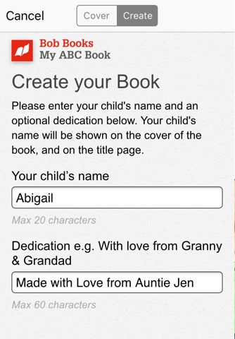 My ABC Book: Create a personalised photo alphabet book with Bob Books screenshot 3