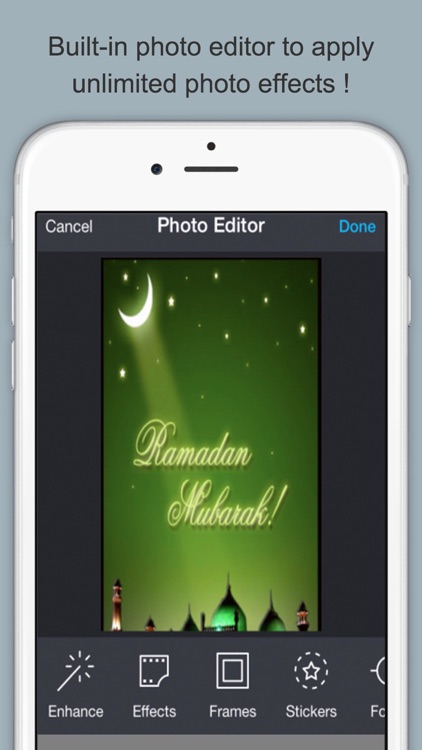Happy Ramadan Mubarak.Create and Send Ramadan Greeting Cards With Text and Voice Message