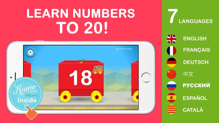 Number Train Kindergarten Maths screenshot-0