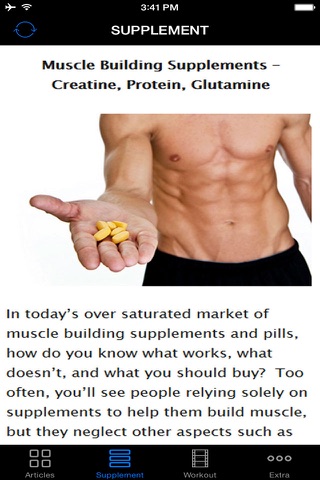 Building Muscles Right - Supplements, Weight Gain & Workout Guide screenshot 2