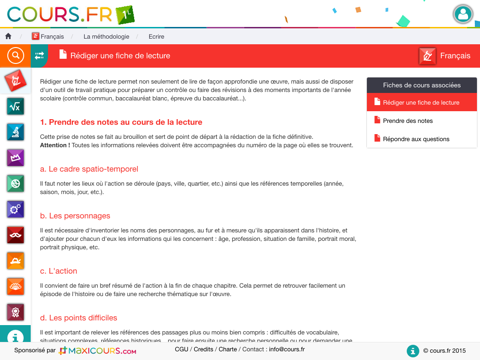 Screenshot #6 pour Cours.fr 1L