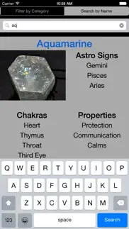 healing crystals database iphone screenshot 3