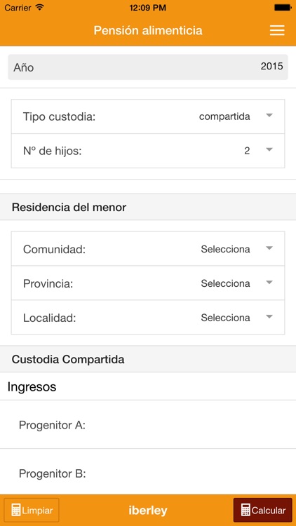 Cálculo de pensión alimenticia