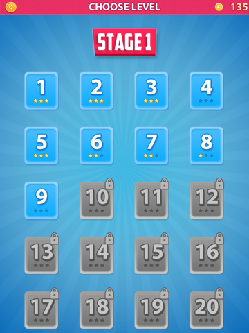 Hidden Words - trivia quiz and word game to guess words on images hidden by mosaic iPad screenshot