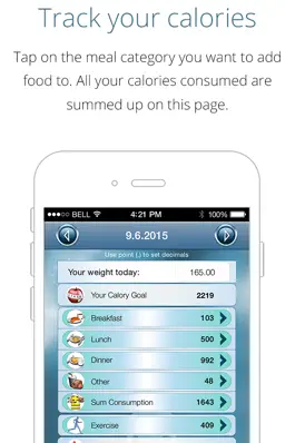 Game screenshot Calorie Counter Free - lose weight, gain fitness, track calories and reach your weight goal with this app as your pal mod apk