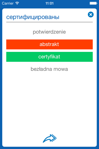 Russian <> Polish Dictionary + Vocabulary trainer screenshot 4