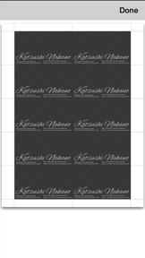 BusinessCardDesigner - Business Card Maker with AirPrint screenshot