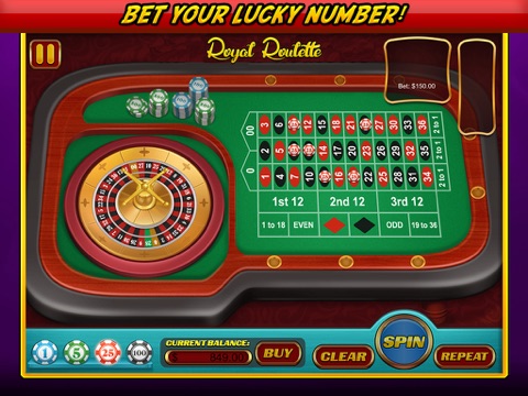 Screenshot #5 pour Royales Roulette Casino de style Jeux gratuits avec de gros bonus