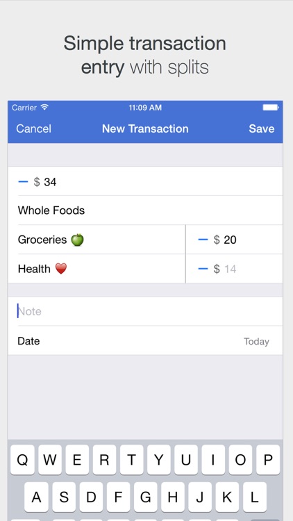 Savings – Simple Checkbook, Money Tracker