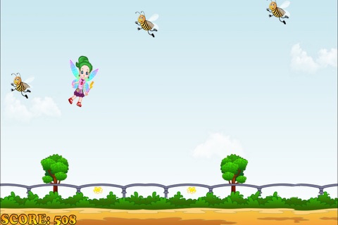 A Flutter Fairy FREE - A Cute Sprite Flying Game screenshot 3