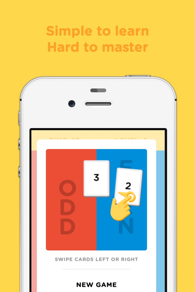 OddSwipe - A minimalistic fast paced logical game where quick thinking is key! screenshot 3