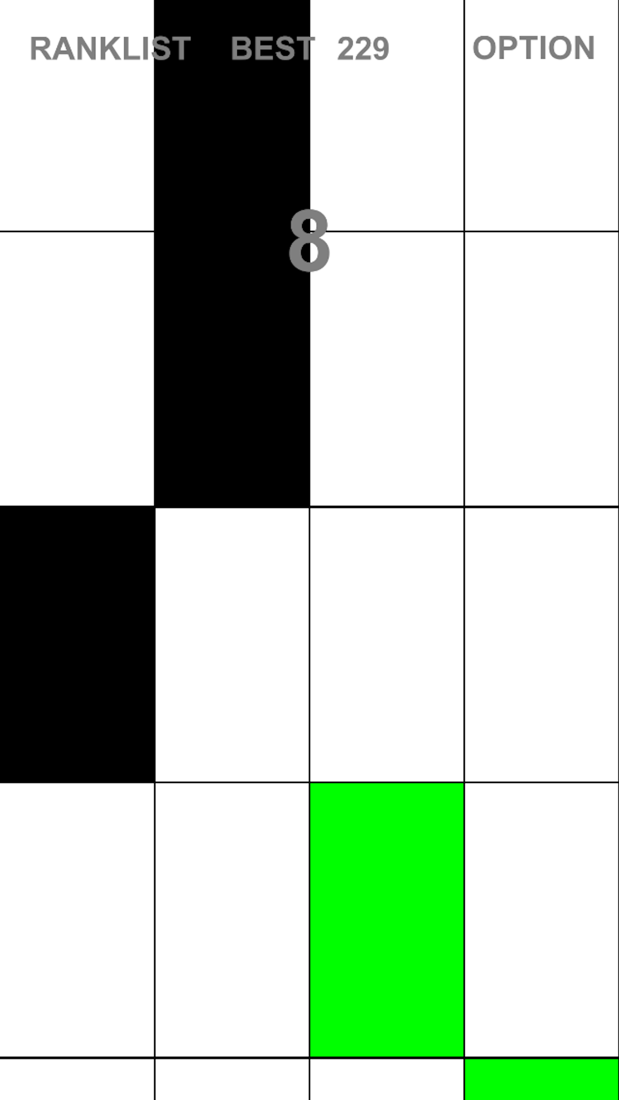 Tap The Black Tile