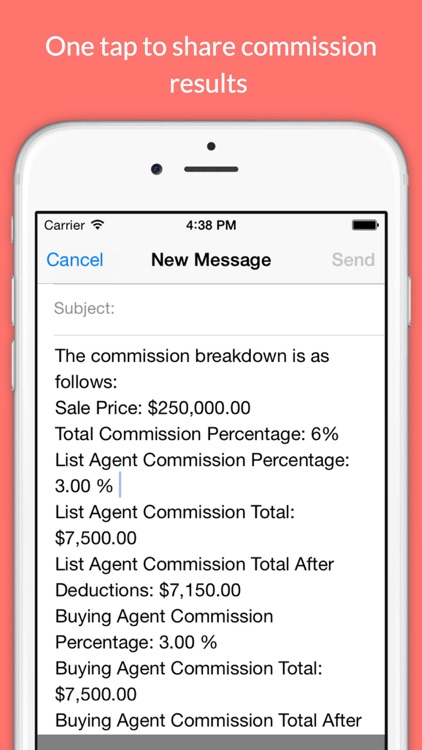 Real Estate Agent Commission Calculator screenshot-3