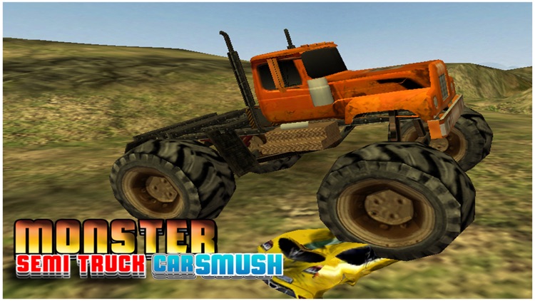 Monster Semi Truck Car Smush