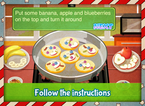 Screenshot #6 pour American Pancakes - apprendre à faire de délicieuses crêpes avec ce jeu de cuisine!