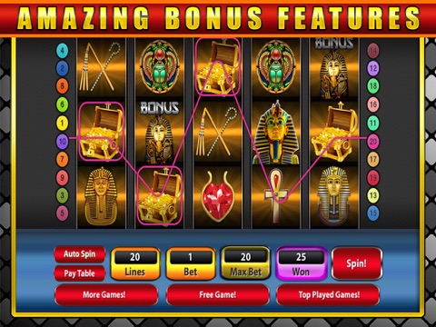 Screenshot #6 pour Pharaons Slots Temple - gratuit Ancient Casino Slot Machine