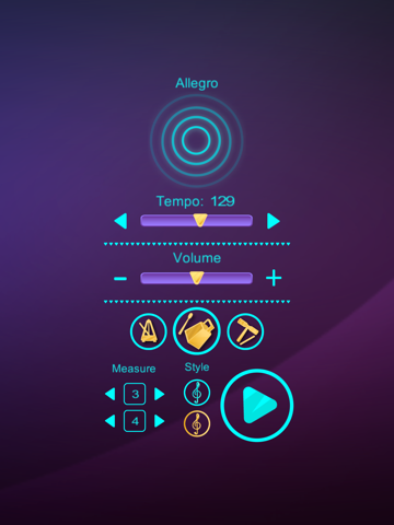 The Best Simple Metronome iPad screenshot