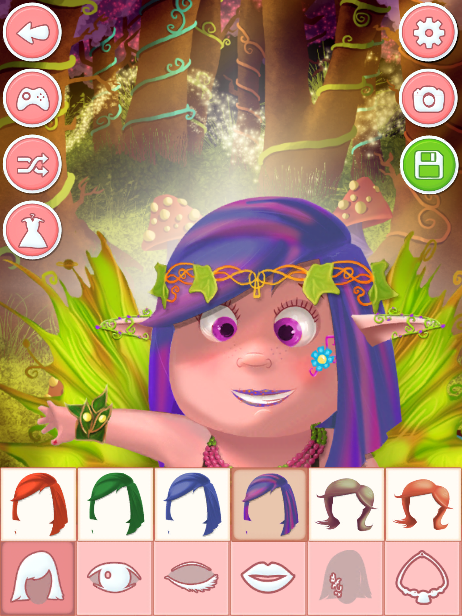 Fairy Salon Dress Up and Make up Games for Girls screenshot 10