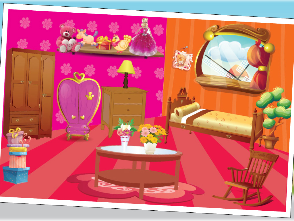 Princess Room Decoration - Little baby girl's room design and makeover art game screenshot 9