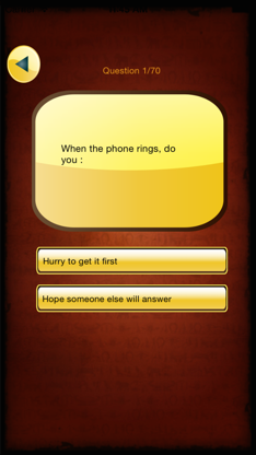 Profile Me - a quick Personality Test based on Research by Katharine Briggs and Isabel Myers screenshot 3