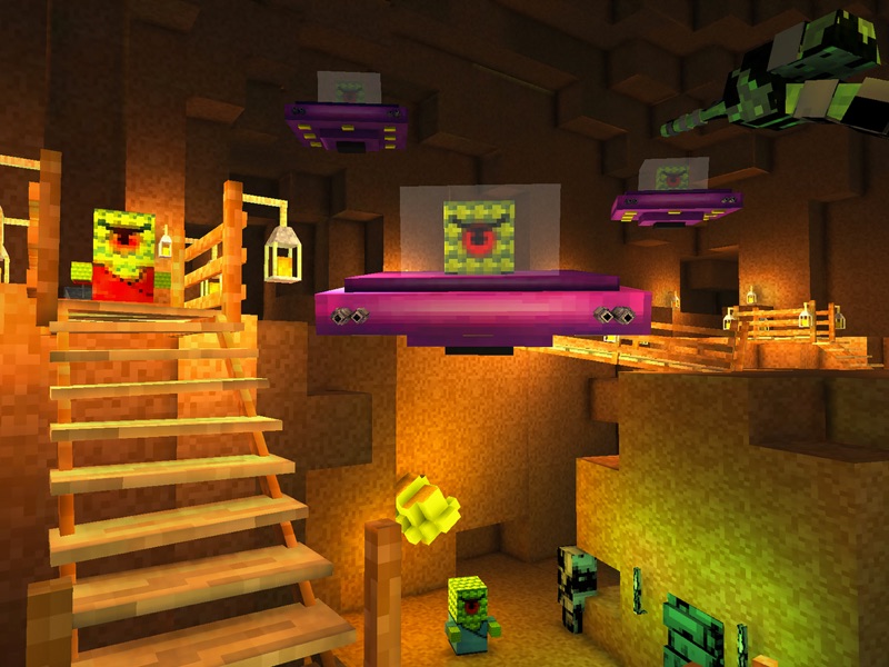 Block Gun HD: Aliens vs Cowboys Pixel FPS Shooter screenshot 8