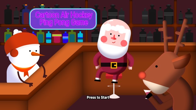 Cartoon Air Hockey - Ping Pong Game