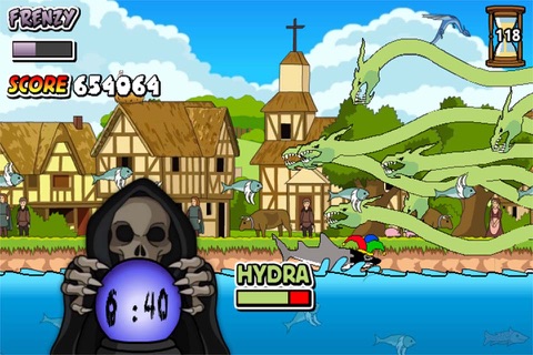 Crazy Shark 2 - Medieval screenshot 2