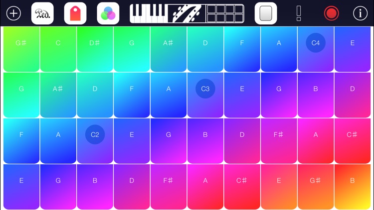 Simple Music - amazing chords creation keyboard app with free piano, guitar, pad sounds, and midi screenshot-0